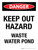 Danger: Keep Out Hazard Waste Water Pond Portrait - Wall Sign