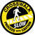 Crosswalk: Slow - Proceed with Caution Circular - Floor Sign