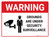 Warning: Grounds Are Under Security Surveillance - Wall Sign