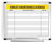 Forklift Maintenance Schedule - 14X11 Dry Erase Whiteboard