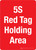 5S Red Tag Holding Area - Portrait Wall Sign