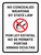 No Concealed Weapons By State Law Bilingual Spanish Portrait - Wall Sign