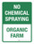 No Chemical Spraying: Organic Farm Portrait - Wall Sign