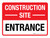Construction Site - Entrance Landscape - Wall Sign