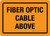 Fiber Optic Cable Above Landscape - Wall Sign