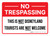 No Trespassing: This Is Not Disneyland Tourists Are Not Welcome Landscape - Wall Sign