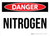 Danger: Nitrogen Landscape - Wall Sign