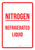 Nitrogen - Refrigerated Liquid Portrait - Wall Sign