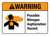 Warning: Possible Nitrogen Asphyxiation Hazard Landscape - Wall Sign