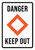 Danger - Keep Out Portrait - Wall Sign