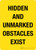 Hidden And Unmarked Obstacles Exist Yellow Portrait - Wall Sign