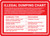 Illegal Dumping Chart Landscape - Wall Sign