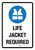 Life Jacket Required Portrait - Wall Sign