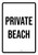 Private Beach Portrait - Wall Sign