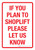 If You Plan To Shoplift Please Let Us Know Portrait - Wall Sign