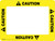 OSHA Caution - Rectangular Floor Sign Frame