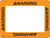 OSHA Warning - Rectangular Floor Sign Frame