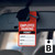 Employee Parking Permit - License No/Exp Date/Name - Car Permit Parking Tag