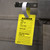 Kanban Yellow Rectangular - Self-Locking Hang Tag