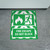 Fire Escape Do Not Block Portrait - Large Floor Sign