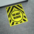 Do Not Block Yellow/Black Hazard Portrait - Large Floor Sign