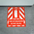Fire Extinguisher Do Not Block Portrait - Large Floor Sign