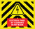 Electrical Panel 36" Clearance Do Not Block Yellow/Black Hazard Landscape - Large Floor Sign