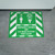 Emergency Shower and Eye Wash Station Keep Clear Landscape - Large Floor Sign