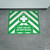 First Aid Kit Do Not Block Landscape - Large Floor Sign