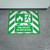 Fire Escape Do Not Block Landscape - Large Floor Sign