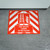 Fire Escape Ladder Do Not Block Landscape - Large Floor Sign