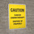 Caution - Cancer Chemotherapy Dispose Of Properly Portrait - Wall Sign