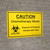 Caution - Chemotherapy Waste Biohazard Landscape - Wall Sign