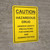 Caution - Hazardous Drug Portrait - Wall Sign