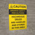 Caution - Hazardous Drugs Are Handled And Stored In This Area Portrait - Wall Sign