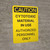 Caution: Cytotoxic Material In Use Authorized Personnel Only Portrait - Wall Sign
