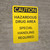 Caution: Hazardous Drug Area Special Handling Required Portrait - Wall Sign