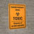 Chemotherapy Drug - Toxic - Dispose of as Bio-Hazard Portrait - Wall Sign