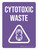 Cytotoxic Waste Portrait - Wall Sign