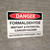 Danger: Formaldehyde Irritant & Potential Cancer Hazard Landscape - Wall Sign