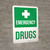 Emergency Drugs Portrait - Wall Sign