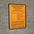 Hazardous Drug Precautions Portrait - Wall Sign