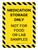 Medication Storage Only - Not For Food Or Lab Samples Portrait - Wall Sign