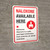 Naloxone Available Here Portrait - Wall Sign