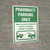 Pharmacy Parking Only Portrait - Wall Sign
