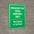 Prescription Drug Disposal Only Portrait - Wall Sign