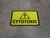 Cytotoxic Rectangular Yellow - Floor Sign