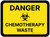 Danger - Chemotherapy Waste Rectangular - Floor Sign