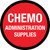 Chemo Administration Supplies Circular - Floor Sign