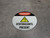 Danger - Ototoxicants Present Circular - Floor Sign